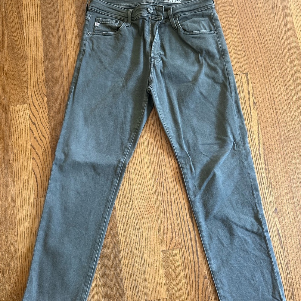 Ag Adriano Goldschmied Gray Skinny Jeans